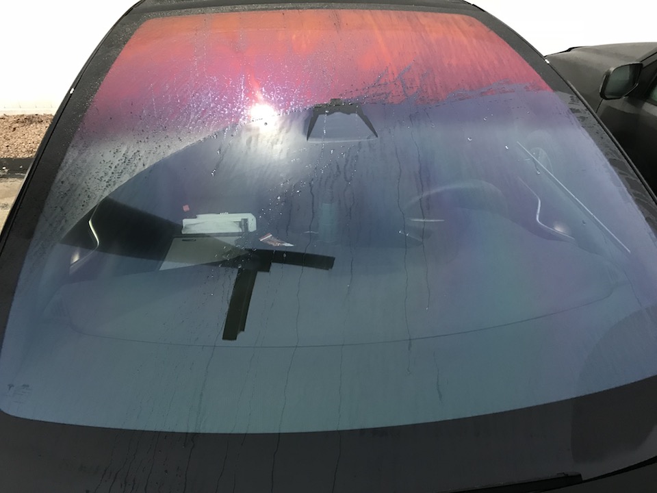 tesla model 3 recommended windshield fluid
